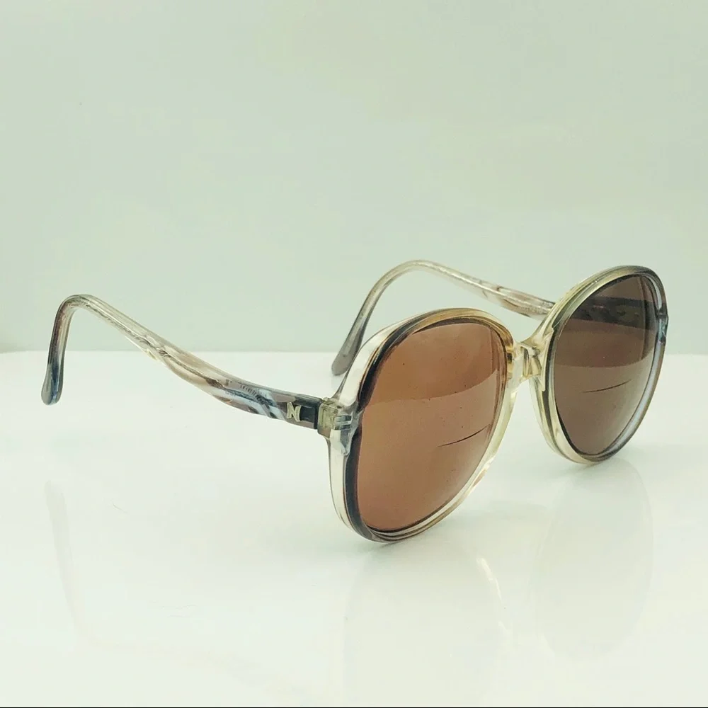 National USA Translucent Oval Sunglasses Frames